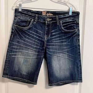 Kut from the Kloth Dark Blue Denim Shorts